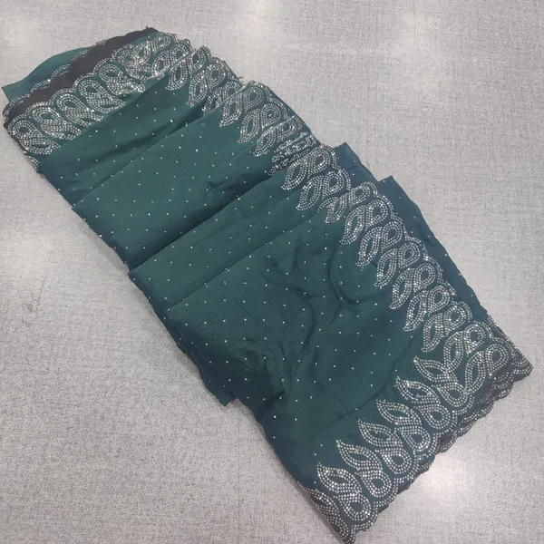 Premium Soft Shiny Silk Saree with Stone Work | SR275